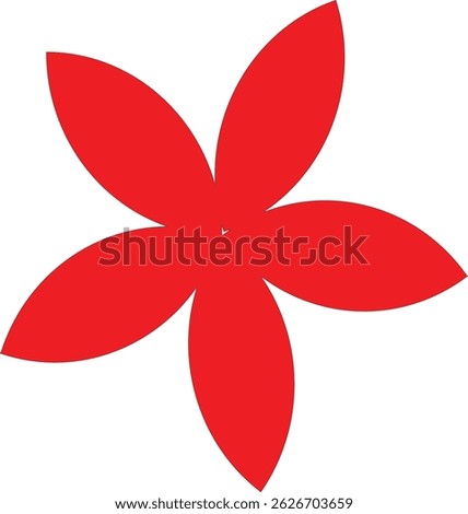 red colored logo  vector illustration background design