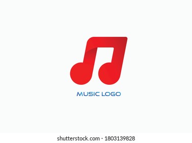 Music Notes Illustration Vector Design Template Stock Vector (Royalty ...