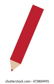 Red Colored Pencil