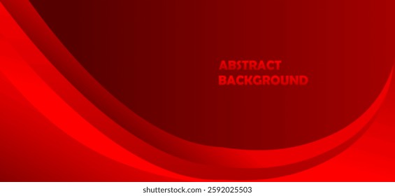 Red colour abstract gradient background with glowing curve lines, Dynamic shapes composition design pattern Luxury Background. Perfect for modern projects, basktop wallpaper,business,poster,banner .