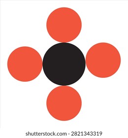Red colour babble icon set