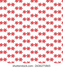 Red colour five leaf folwers