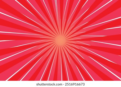 Red Comic Cartoon Background Design.
