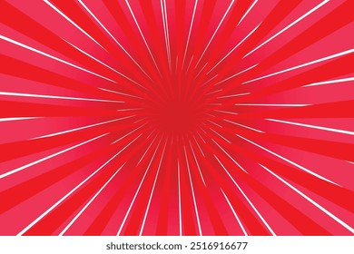 Red Comic Cartoon Background Design.