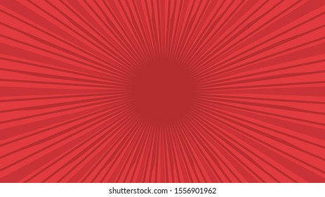red comic focus vintage pop background vector template