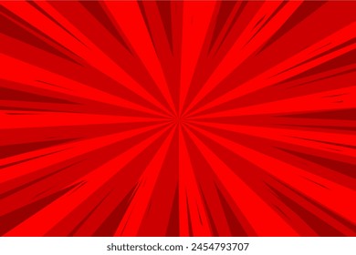 RED COMIC ZOOM BACKGROUND VECTOR FREE