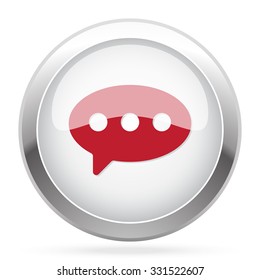 Red Comment icon on chrome web button