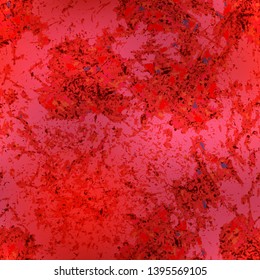 Red complicated grunge texture, seamless pattern