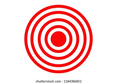 Red concentric circles of aiming.