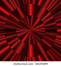 Red concentric curtain background for your design