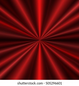 Red concentric curtain background for your design