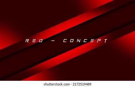 Red concept abstract geometric background design. For cover design, book design, presentation templates, websites, posters, flyers, advertisements, brochures, brand identity, etc.
