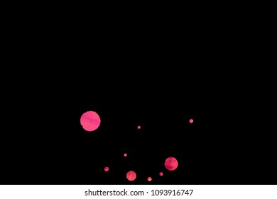 Red confetti background. Falling rose glitter. Graphic design for invitation, wedding, birthday, christmas card. Valentines day backdrop. Abstract particles banner. Vector festive template. 