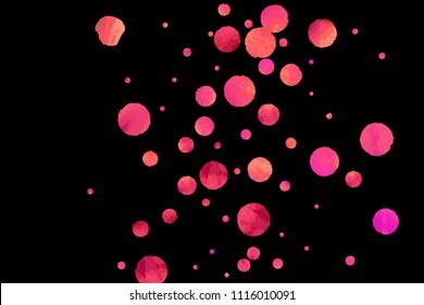 Red confetti background. Falling rose glitter. Graphic design for invitation, wedding, birthday, christmas card. Happy surprise backdrop. Abstract particles explosion. Vector festive template. 