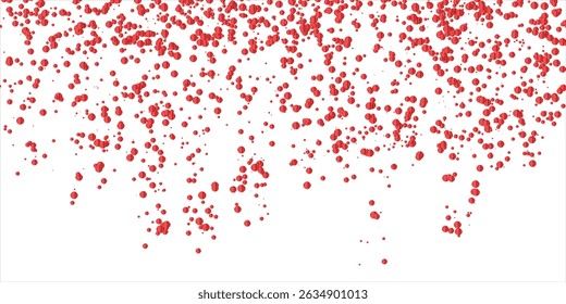 Red confetti. Celebration carnival ribbons. Luxury greeting card, Many Falling Red Tiny Confetti Isolated On Transparent Background, Red ribbon and confetti on the background, celebrate and party