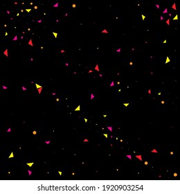 Red Confetti Celebration. Yellow Party Holiday. Green Birthday Graphic. Isolated Year. Indigo Falling Celebration. Celebrate Element. Carnival Event. Christmas Gift.