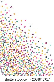 roter Konfetti, weißer Hintergrund. Grünes Leaf-Muster. Bildfolienkarte. Orangefarbenes Leaf-Muster.