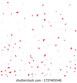 Red Confetti Year. Fuchsia Party Card. Pink Birthday Year. Rufous Falling Wallpaper. Coral Illustration Wedding. Scarlet Decoration Bright. Celebrate Celebration.