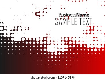 Red contrast abstract technology background. Red corporate design. Abstract tech corporate red design flyer background. Black geometric illustration for flyer, brochures, web graphic design background