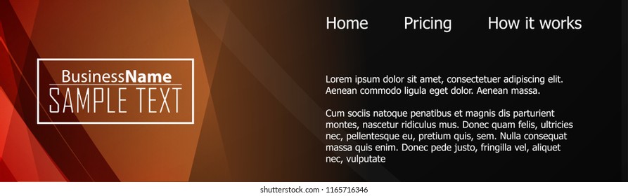 Red contrast abstract technology background. Red corporate design. Abstract tech corporate red design flyer background. Black geometric illustration for flyer, brochures, web graphic design background