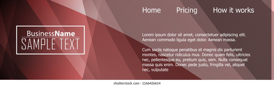 Red contrast abstract technology background. Red corporate design. Abstract tech corporate red design flyer background. Black geometric illustration for flyer, brochures, web graphic design background