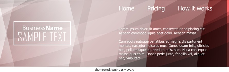 Red contrast abstract technology background. Red corporate design. Abstract tech corporate red design flyer background. Black geometric illustration for flyer, brochures, web graphic design background