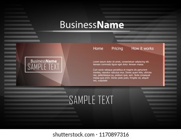 Red contrast abstract technology background. Red corporate design. Abstract tech corporate red design flyer background. Black geometric illustration for flyer, brochures, web graphic design background