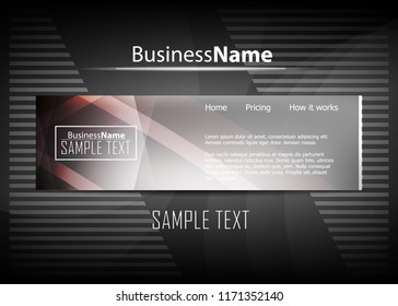 Red contrast abstract technology background. Red corporate design. Abstract tech corporate red design flyer background. Black geometric illustration for flyer, brochures, web graphic design background
