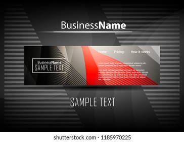 Red contrast abstract technology background. Red corporate design. Abstract tech corporate red design flyer background. Black geometric illustration for flyer, brochures, web graphic design background