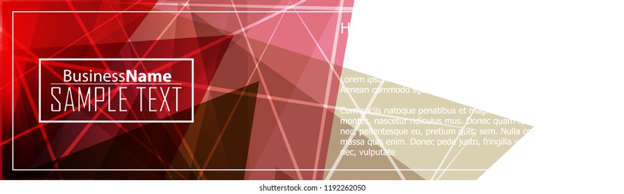 Red contrast abstract technology background. Red corporate design. Abstract tech corporate red design flyer background. Black geometric illustration for flyer, brochures, web graphic design background