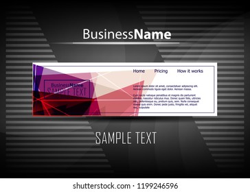 Red contrast abstract technology background. Red corporate design. Abstract tech corporate red design flyer background. Black geometric illustration for flyer, brochures, web graphic design background