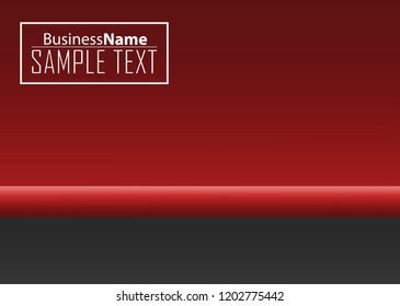 Red contrast abstract technology background. Red corporate design. Abstract tech corporate red design flyer background. Black geometric illustration for flyer, brochures, web graphic design background
