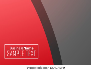 Red contrast abstract technology background. Red corporate design. Abstract tech corporate red design flyer background. Black geometric illustration for flyer, brochures, web graphic design background
