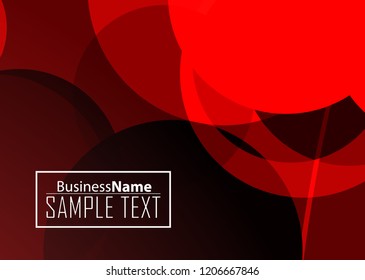 Red contrast abstract technology background. Red corporate design. Abstract tech corporate red design flyer background. Black geometric illustration for flyer, brochures, web graphic design background