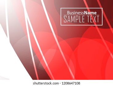 Red contrast abstract technology background. Red corporate design. Abstract tech corporate red design flyer background. Black geometric illustration for flyer, brochures, web graphic design background