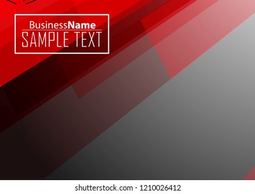 Red contrast abstract technology background. Red corporate design. Abstract tech corporate red design flyer background. Black geometric illustration for flyer, brochures, web graphic design background