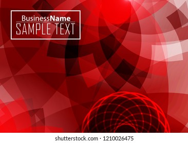 Red contrast abstract technology background. Red corporate design. Abstract tech corporate red design flyer background. Black geometric illustration for flyer, brochures, web graphic design background