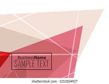 Red contrast abstract technology background. Red corporate design. Abstract tech corporate red design flyer background. Black geometric illustration for flyer, brochures, web graphic design background