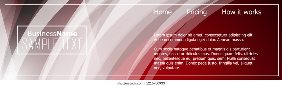 Red contrast abstract technology background. Red corporate design. Abstract tech corporate red design flyer background. Black geometric illustration for flyer, brochures, web graphic design background