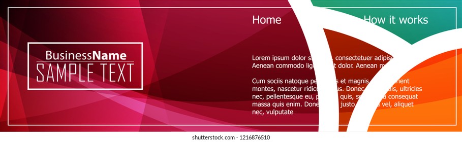 Red contrast abstract technology background. Red corporate design. Abstract tech corporate red design flyer background. Black geometric illustration for flyer, brochures, web graphic design background