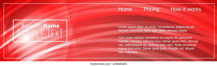 Red contrast abstract technology background. Red corporate design. Abstract tech corporate red design flyer background. Black geometric illustration for flyer, brochures, web graphic design background