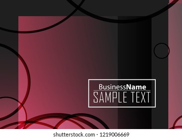 Red contrast abstract technology background. Red corporate design. Abstract tech corporate red design flyer background. Black geometric illustration for flyer, brochures, web graphic design background