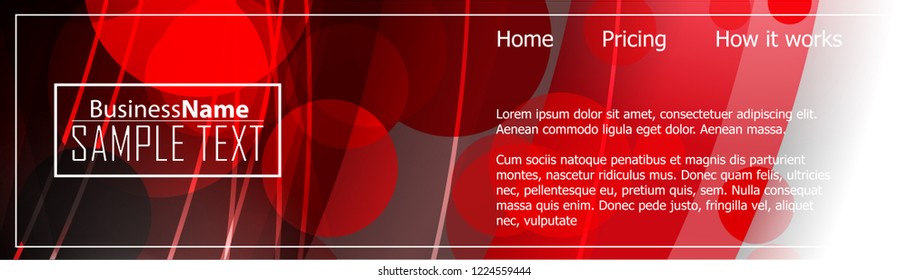 Red contrast abstract technology background. Red corporate design. Abstract tech corporate red design flyer background. Black geometric illustration for flyer, brochures, web graphic design background