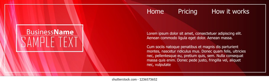 Red contrast abstract technology background. Red corporate design. Abstract tech corporate red design flyer background. Black geometric illustration for flyer, brochures, web graphic design background