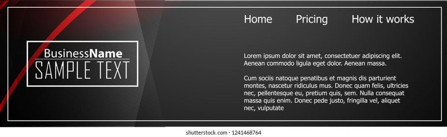 Red contrast abstract technology background. Red corporate design. Abstract tech corporate red design flyer background. Black geometric illustration for flyer, brochures, web graphic design background