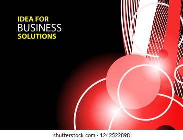 Red contrast abstract technology background. Red corporate design. Abstract tech corporate red design flyer background. Black geometric illustration for flyer, brochures, web graphic design background