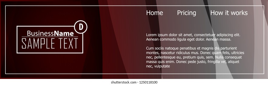 Red contrast abstract technology background. Red corporate design. Abstract tech corporate red design flyer background. Black geometric illustration for flyer, brochures, web graphic design background