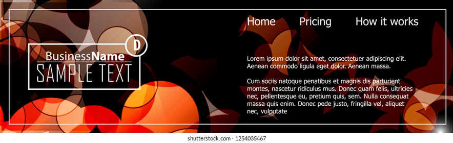 Red contrast abstract technology background. Red corporate design. Abstract tech corporate red design flyer background. Black geometric illustration for flyer, brochures, web graphic design background