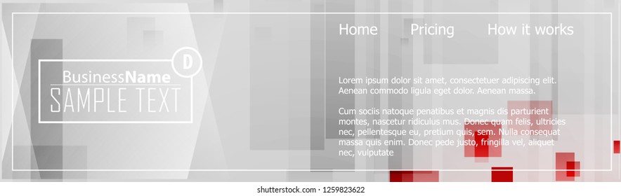 Red contrast abstract technology background. Red corporate design. Abstract tech corporate red design flyer background. Black geometric illustration for flyer, brochures, web graphic design background