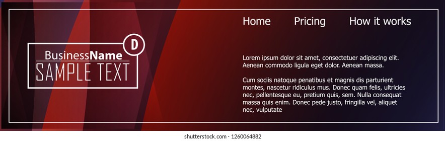 Red contrast abstract technology background. Red corporate design. Abstract tech corporate red design flyer background. Black geometric illustration for flyer, brochures, web graphic design background